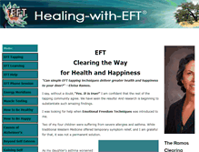 Tablet Screenshot of healing-with-eft.com